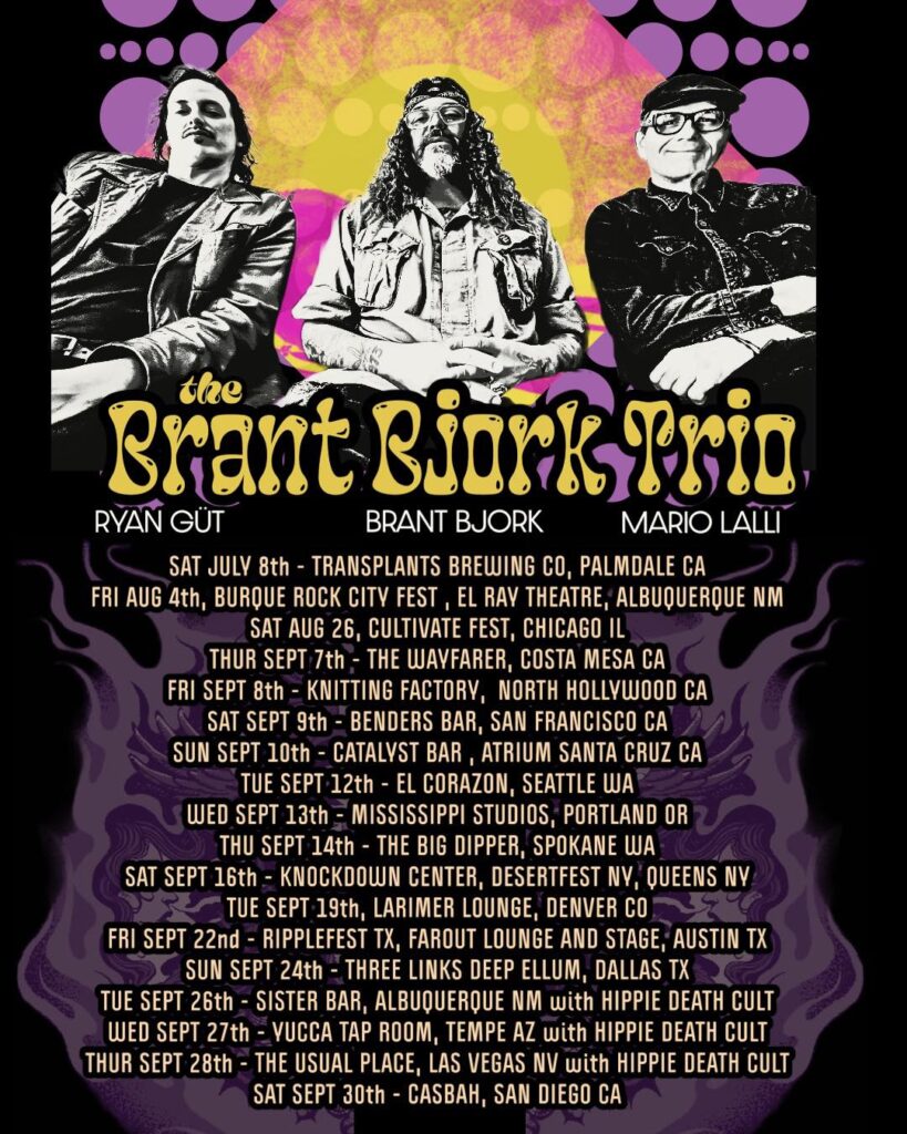 Brant Bjork Trio Us Tour 